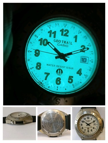 Casio geo trail indiglo quartz - geo,